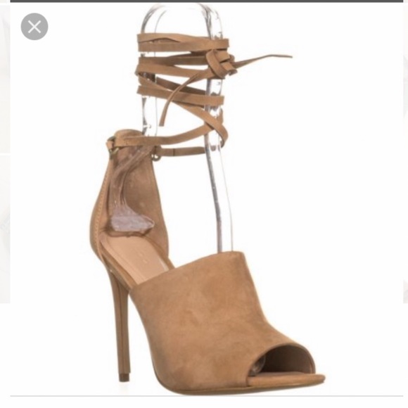 ALDO - suede lace up mules - brand new never worn - Picture 2 of 4